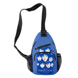 3D Print Crossbody Chest Bags Waterproof Sports Travel Bags