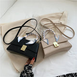 Casual Silk Scarf Shoulder Messenger Bag for Women