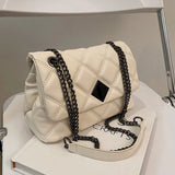 Women's Shoulder Bag Rhombus Chain Messenger Bag