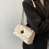 Women's Shoulder Bag Rhombus Chain Messenger Bag