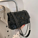 Women's Shoulder Bag Rhombus Chain Messenger Bag