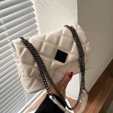 Women's Shoulder Bag Rhombus Chain Messenger Bag