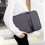 Portable A4 Document Bags Waterproof Multi-functional Briefcase