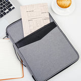 Portable A4 Document Bags Waterproof Multi-functional Briefcase