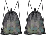 Portable Backpack Fruit And Vegetable Mesh Storage Bag