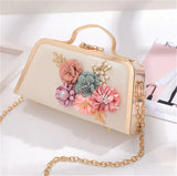 Portable Banquet Women Bag Fowers Dinner Clutch Bag