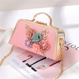 Portable Banquet Women Bag Fowers Dinner Clutch Bag