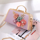Portable Banquet Women Bag Fowers Dinner Clutch Bag