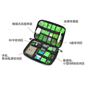 Travel Cable Storage Bag Waterproof Shockproof Organizer