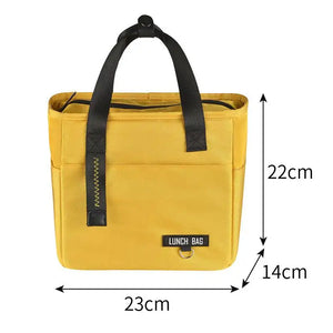 Canvas Lunch Bag Outdoor Camping Picnic Food Cooler Pouch Travel Eating Storage