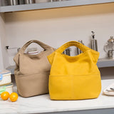 Canvas Lunch Bag Outdoor Camping Picnic Food Cooler Pouch Travel Eating Storage