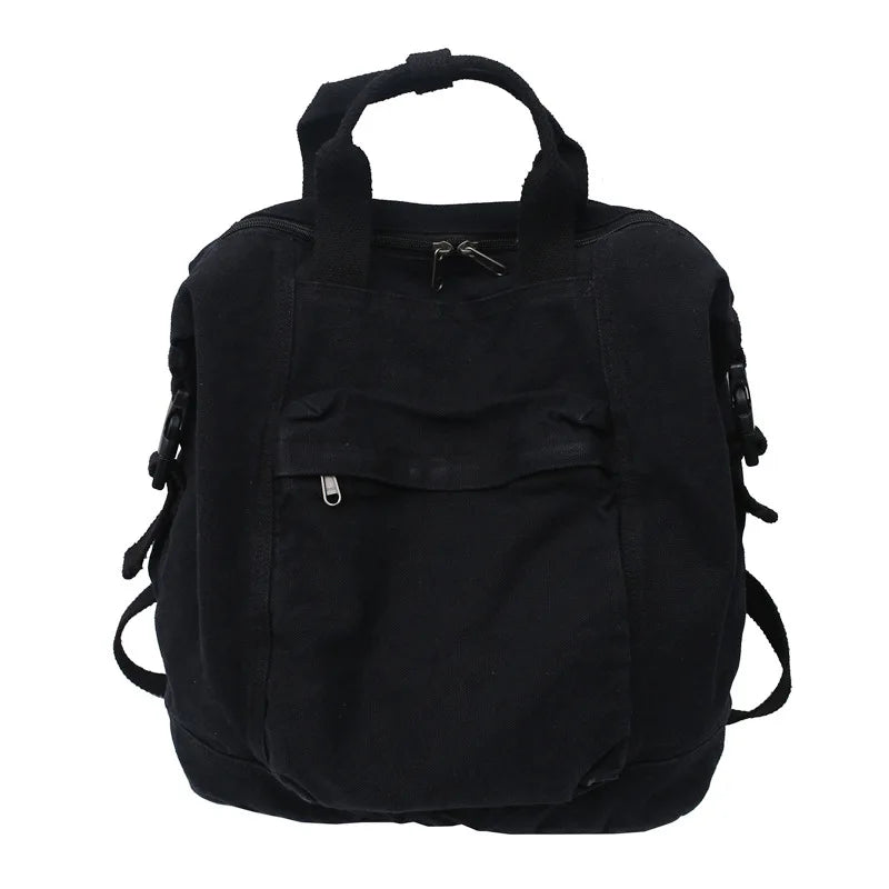 Canvas School Backpack Women Travel Casual Handbags Large Capacity Bagpack