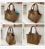 Canvas Women Shoulder Bags Ladies Tote Shopping Bag Large Capacity Clutch Purse