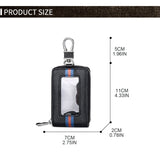 Car Key Fob Holder Wallet Zipper Organizer for Men