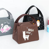 Portable Cartoon Cooler Lunch Bag for Picnic Kids Women Travel