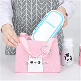 Portable Cartoon Cooler Lunch Bag for Picnic Kids Women Travel