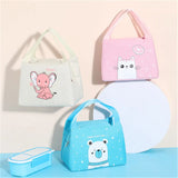 Portable Cartoon Cooler Lunch Bag for Picnic Kids Women Travel