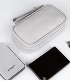 Portable Case for Power Bank Data Cable Organizer Bag