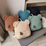 Portable Kids Travel Rucksack Lamb Fleece