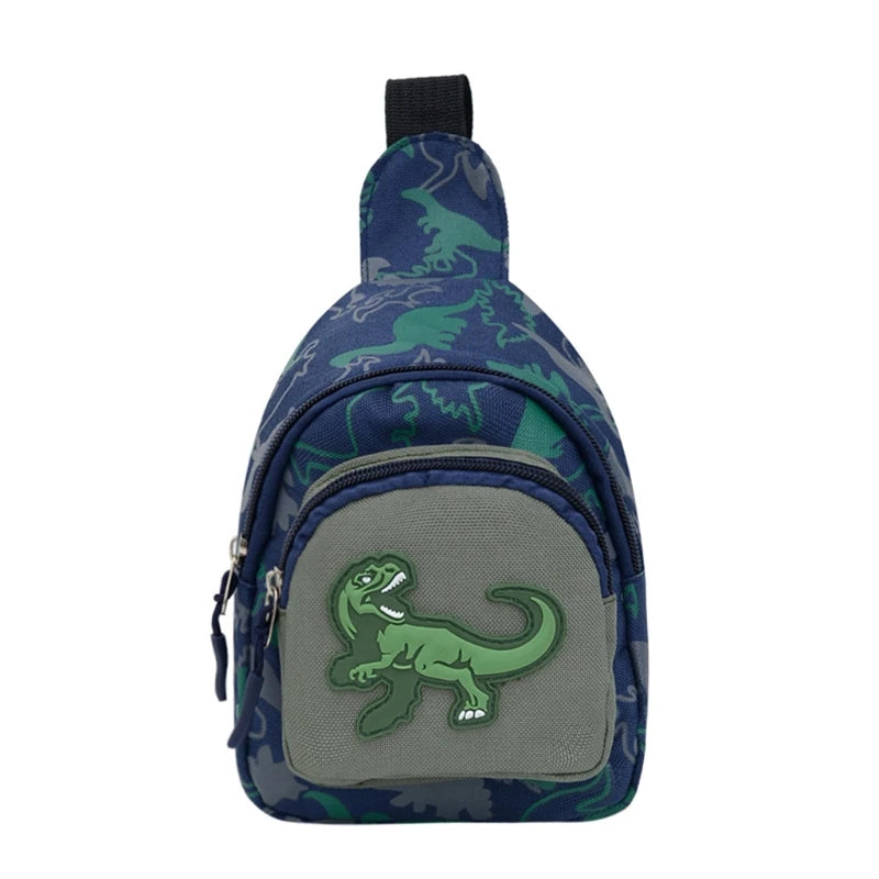 Kids Dinosaur Shoulder Bag Crossbody Phone Pouch
