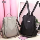 Lightweight Nylon Shoulder Bag Rucksack for Women