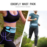 USB Waist Pack Waterproof Phone Belt Bag Travel Mini Fanny Pack
