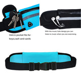 USB Waist Pack Waterproof Phone Belt Bag Travel Mini Fanny Pack