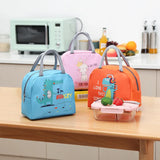 Portable Cooler Bag Thermal Lunch Bags Insulated Handbag Picnic Travel Box