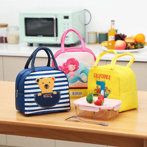 Portable Cooler Bag Thermal Lunch Bags Insulated Handbag Picnic Travel Box