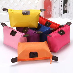 Colorful Waterproof Travel Dumpling Cosmetic Bag for Women