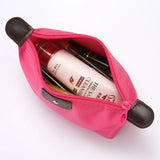 Colorful Waterproof Travel Dumpling Cosmetic Bag for Women