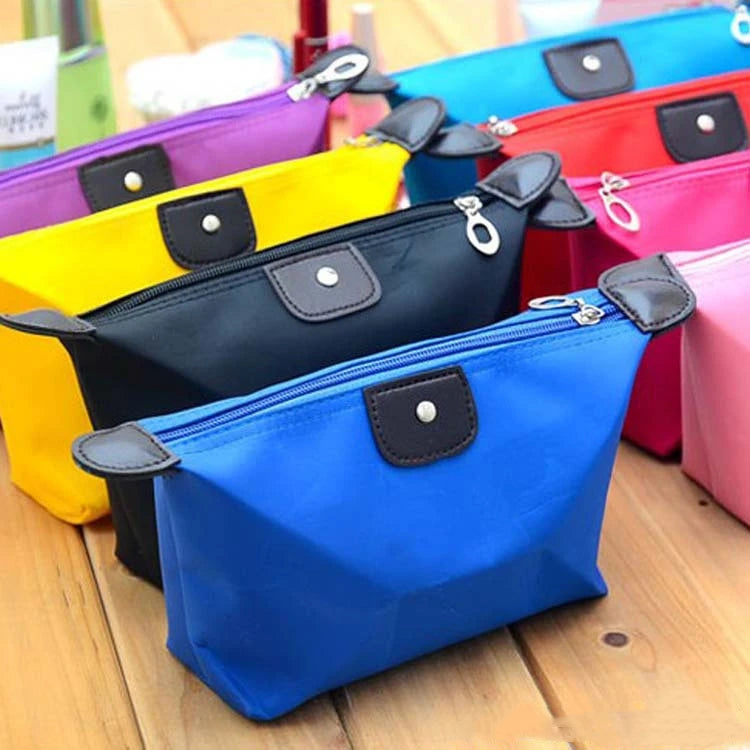 Colorful Waterproof Travel Dumpling Cosmetic Bag for Women