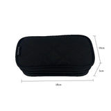 Portable Cosmetics Organizer Bag Travel Brush Case