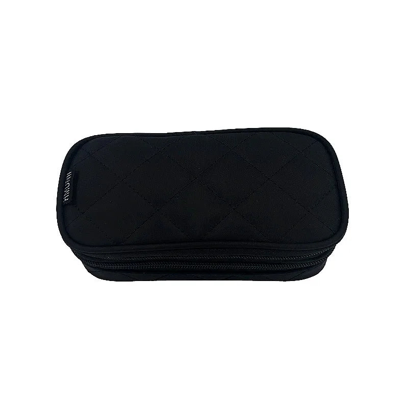 Portable Cosmetics Organizer Bag Travel Brush Case