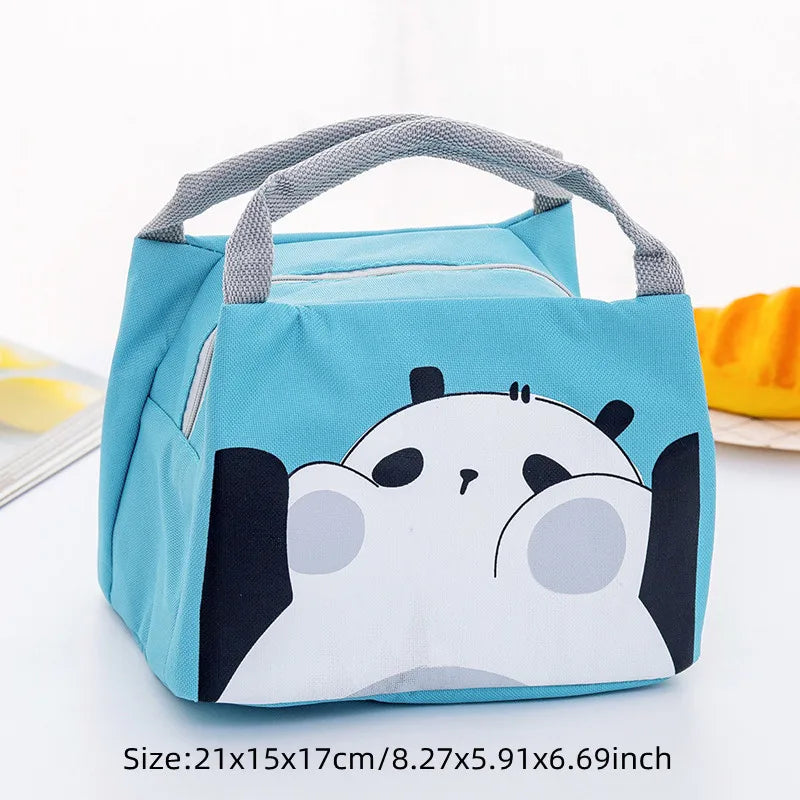 Portable Insulation Lunch Box Bag for Outdoor Picnic Bento Ice Handbags