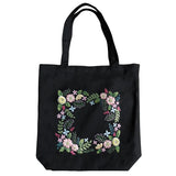 DIY Embroidery Kit Flower Shoulder Bag Cross Stitch for Beginner