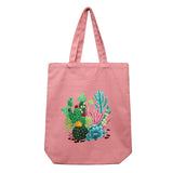 DIY Embroidery Kit Flower Shoulder Bag Cross Stitch for Beginner