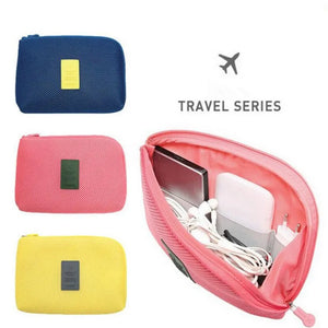 Cable Storage Bag Organizer Case for Earphone Wire