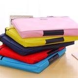 Canvas A4 Office Bag Multi-layer Briefcase