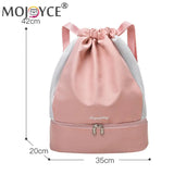Drawstring Fitness Swim Bag Waterproof Oxford Cloth