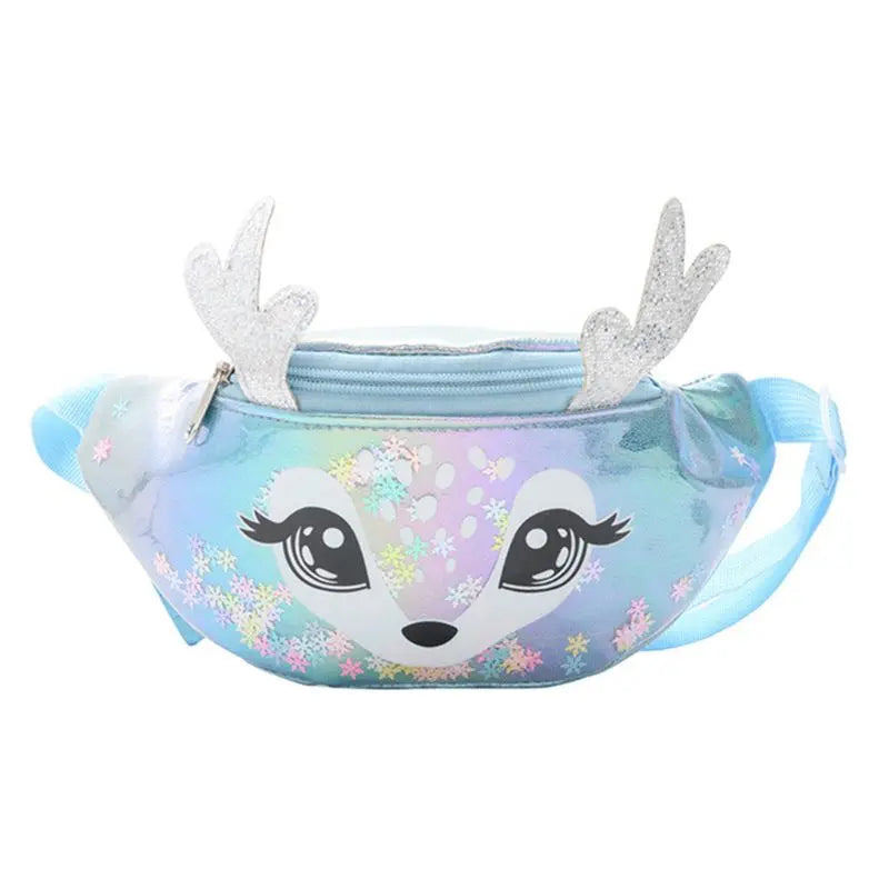 Elk Print Waist Bag Fanny Pack Pouch for Kids