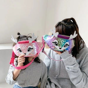 Elk Print Waist Bag Fanny Pack Pouch for Kids