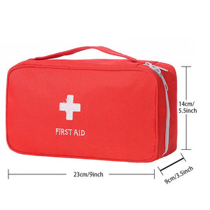 Portable First Aid Medical Kit Outdoor Travel Camping Organizer Bag