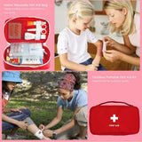 Portable First Aid Medical Kit Outdoor Travel Camping Organizer Bag