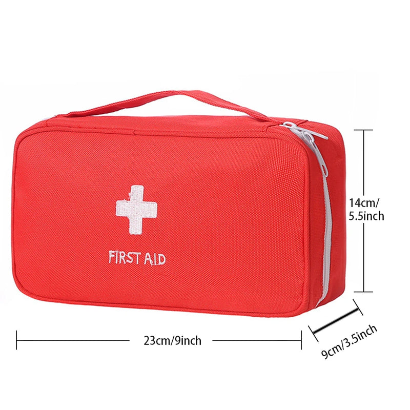Portable First Aid Medical Kit Outdoor Travel Camping Organizer Bag