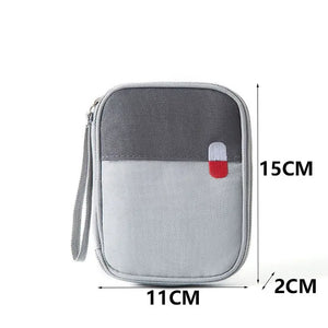 Portable First Aid Medical Kit Travel Outdoor Camping Mini Medicine Storage Bag
