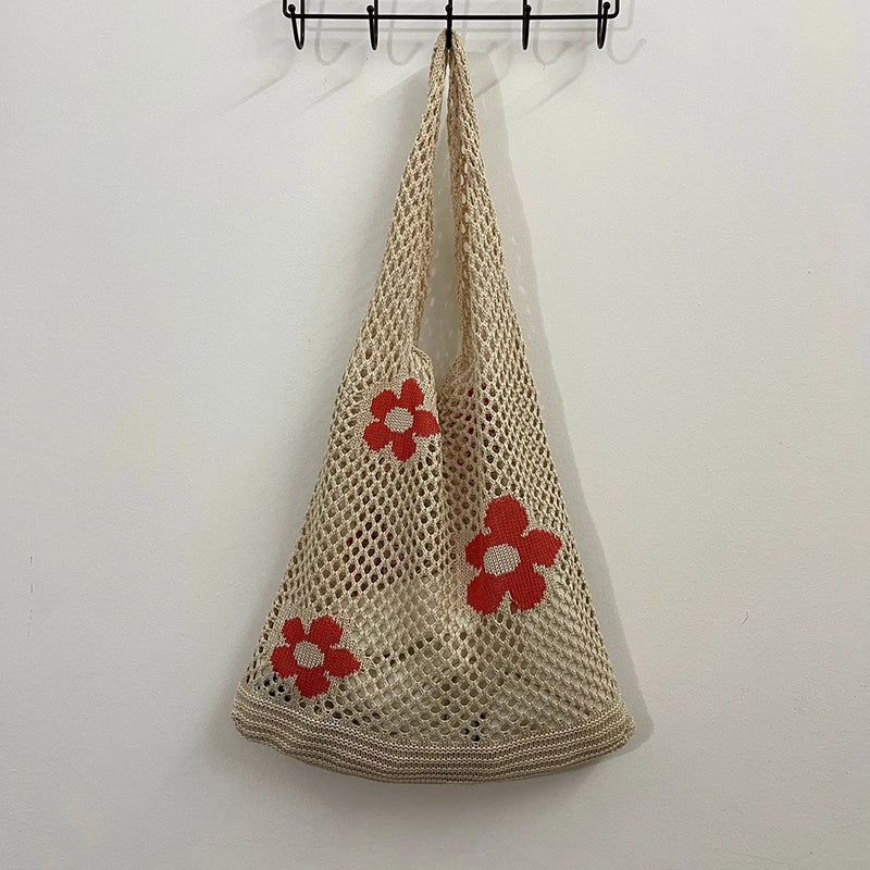 Mesh Net Bag Fruit Storage Eco-Friendly Handbags Vegetable Storage