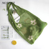 Mesh Net Bag Fruit Storage Eco-Friendly Handbags Vegetable Storage