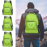 Foldable Backpack Diamond Letter Print Outdoor Daypack