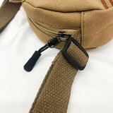 Portable Student Crossbody Phone Purse Fish Canvas Messenger Bag